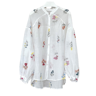 Camisa Resort Francesa con Bordado 3D - Estilo Verano - Image 5