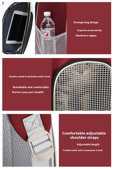 Mochila Transportín para Gatos de Tela Oxford Respirable Gran Capacidad - Image 18