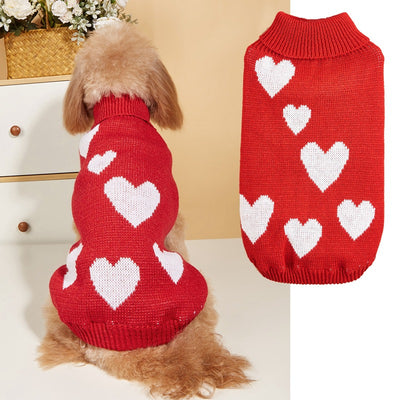 Suéter Tejido para Perro - Amor y Celebraciones