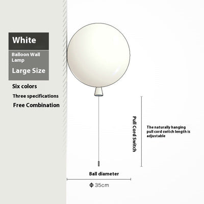 Lámpara de Pared con Patrón de Globos Coloridos - Image 14