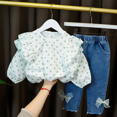Conjunto Infantil de Manga Larga para Niña - Image 6