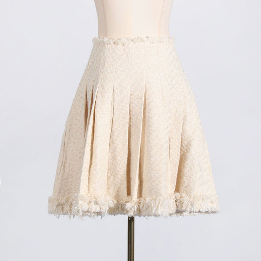 Conjunto de Falda y Chaqueta Corta con Flecos - Image 10