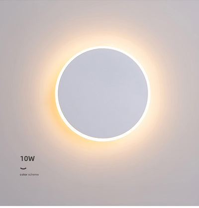 Lámpara LED de Pared Redonda Nórdica - Luz Moderna para Dormitorio y Pasillo - Image 20
