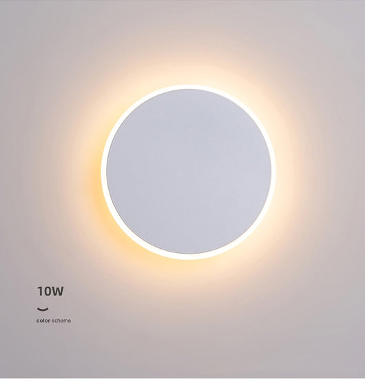 Lámpara LED de Pared Redonda Nórdica - Luz Moderna para Dormitorio y Pasillo - Image 20