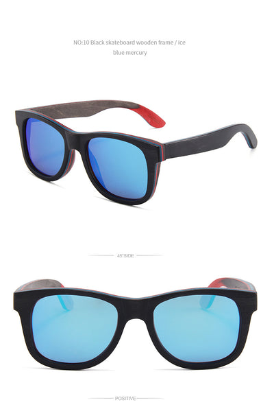 Gafas de Sol Polarizadas con Montura Ovalada y Puente de Madera - Image 11