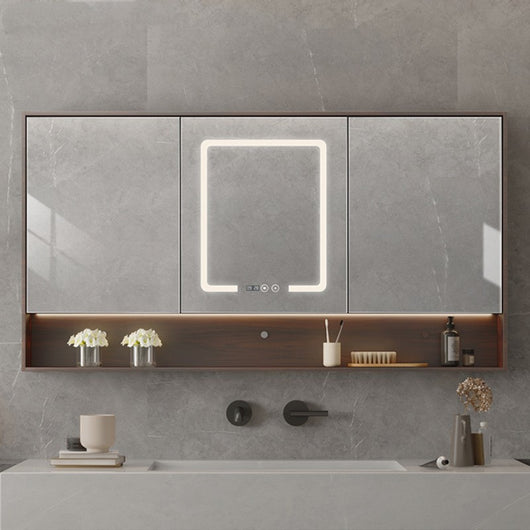 Espejo de Baño Inteligente con Luz LED, Desempañante y Gabinete de Almacenamiento - Image 20