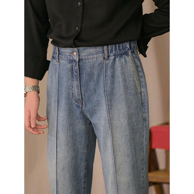 Pantalones Cropped Cintura Elástica Estilo Ejecutivo - Image 13