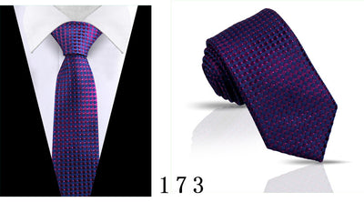 Corbata Casual Ejecutiva de Poliéster Jacquard para Hombre - Image 56