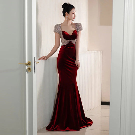 Vestido de Noche Elegante Adelgazante para Mujer