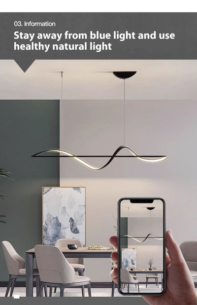 Lámpara de Techo Minimalista Italiana para Restaurante - Image 10