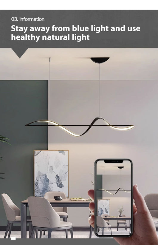 Lámpara de Techo Minimalista Italiana para Restaurante - Image 10