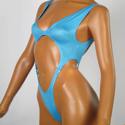 Traje de Baño Enterizo Transparente Triangle Micro - Image 13