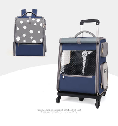 Bolsa Transportadora Extensible para Mascotas con Asa de Arrastre - Image 29