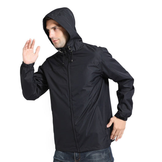 Chaqueta Deportiva Impermeable para Hombre con Capucha - Image 15