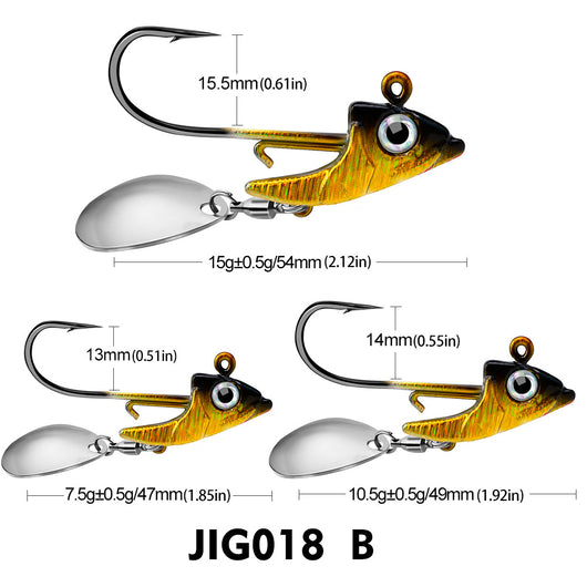 Anzuelo Jig con Contrapeso para Pesca de Fondo - Accesorios de Pesca - Image 6