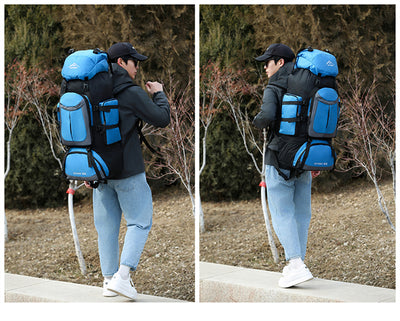 Mochila de Senderismo 90L XIYAHU - Resistente al Agua para Trekking y Acampada - Image 32