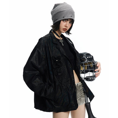 Chaqueta Night Shadow con Patrón Versátil para Hombre y Mujer