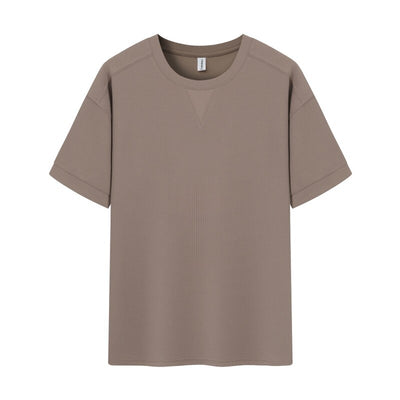 Camiseta Manga Corta Textura Waffle para Hombre - Image 14