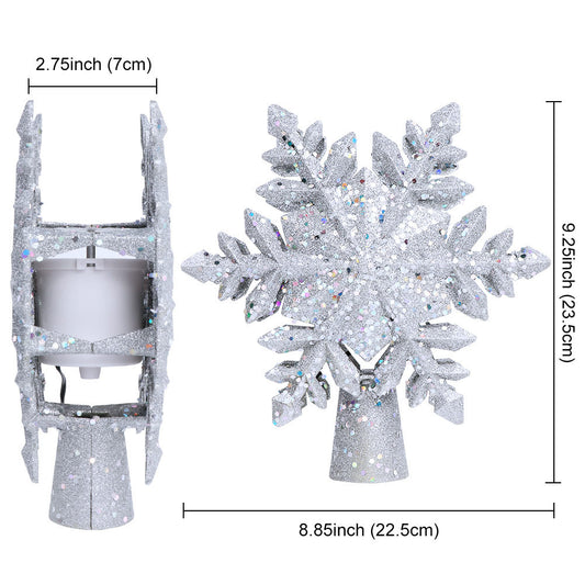 Proyector Navideño con Efecto Nieve Rotativo y Estrella de Cinco Puntas - Image 2