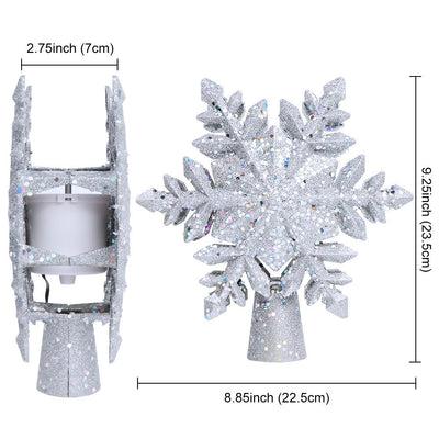 Proyector Navideño con Efecto Nieve Rotativo y Estrella de Cinco Puntas - Image 2