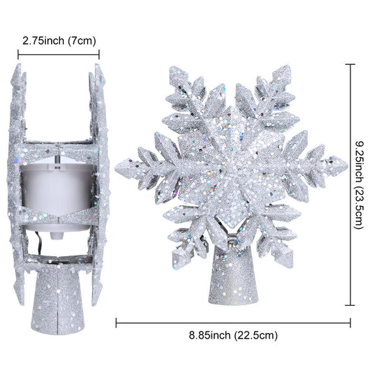 Proyector Navideño con Efecto Nieve Rotativo y Estrella de Cinco Puntas - Image 2