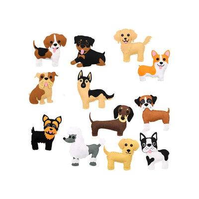 Kit de Costura Educativa para Niños - Mascotas en Fieltro DIY - Image 11