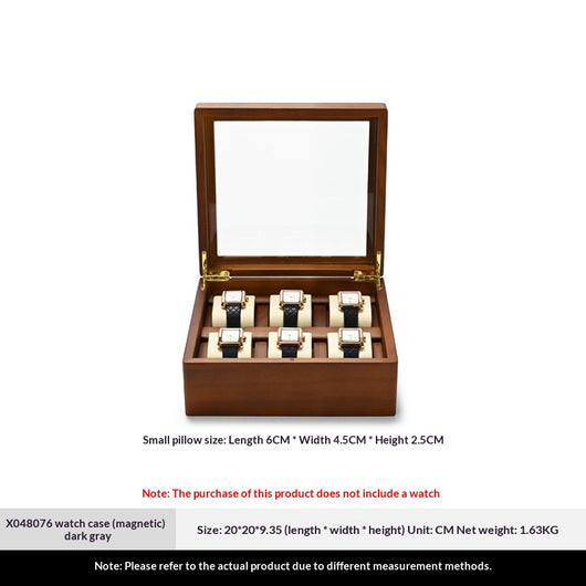 Estuche de Madera Maciza para Coleccionar y Exhibir Relojes de Pulsera - Image 7