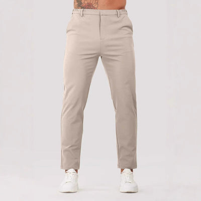 Pantalones de Vestir Casuales Lisos para Hombre - Multiusos Ejecutivos