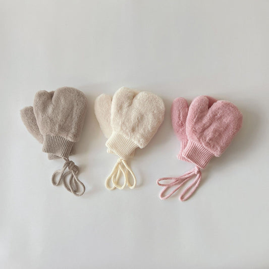 Guantes Térmicos para Bebé con Forro Polar y Dedos Separados