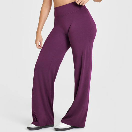 Pantalones de Yoga Rectos Holgados para Mujer - Image 24