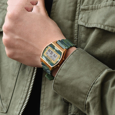 Reloj Cuadrado Slim Estudiante Camuflaje - Image 9