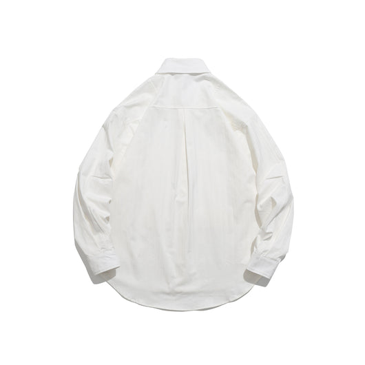 Chaqueta Camisa Lavada de Manga Larga Minimalista para Hombre y Mujer - Image 2