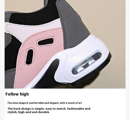 Tenis Casual de Cuero Talla Grande con Tacón Oculto y Plataforma - Image 11