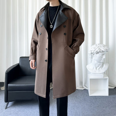 Abrigo Trinchera Versátil para Hombre - Elegancia Moderna - Image 2