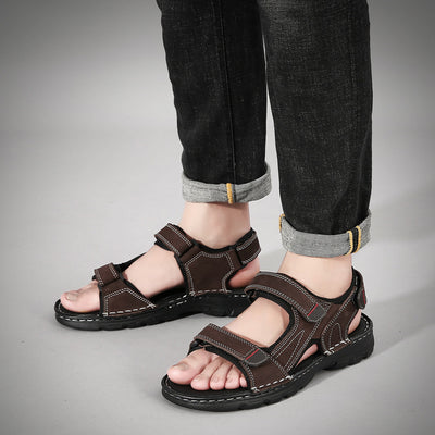 Sandalias Hombre Velcro Cómodas - Chanclas Ajustables Verano - Image 27