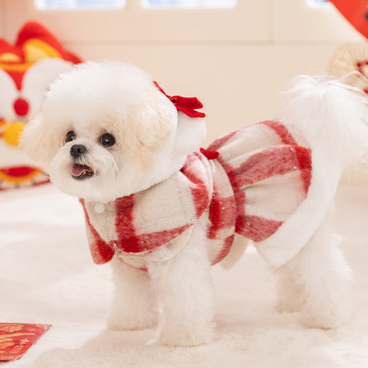 Vestido Navideño Cálido para Perro Bichón - Ropa de Invierno para Mascotas - Image 31