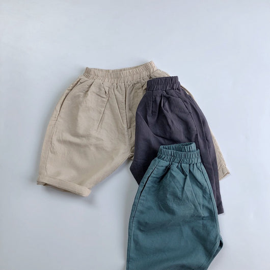 Pantalones de Lino Casual para Niños con Diseño de Rábano - Image 12
