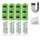 12PCS Storage Box Data Cable No. 5 Battery 15