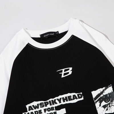 Playera Estampada con Patrón de Letras para Hombre - Image 3