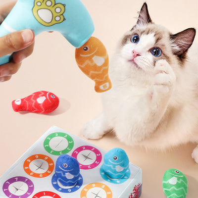 Juguete Interactivo de Pez Felpa para Gatos - Image 13
