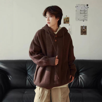 Sudadera Retro Térmica Holgada para Hombre - Image 2