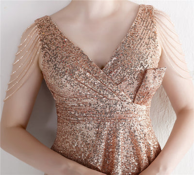 Vestido de Gala Reina Aura con Lentejuelas Largas - Image 18