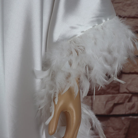 Vestido Africano Suelto de Lujo con Manga Murciélago y Abertura Alta - Image 10