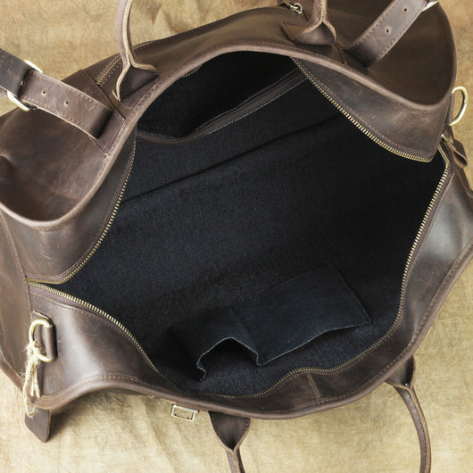 Bolso Bandolera de Cuero Genuino - Casual para Viajes - Image 24
