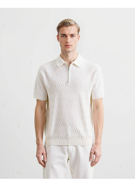 Polo Slim Fit con Textura Twist - Diseño Minimalista y Versátil - Image 20