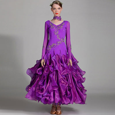 Vestido de Danza Moderna Estándar Nacional para Presentaciones - Image 9