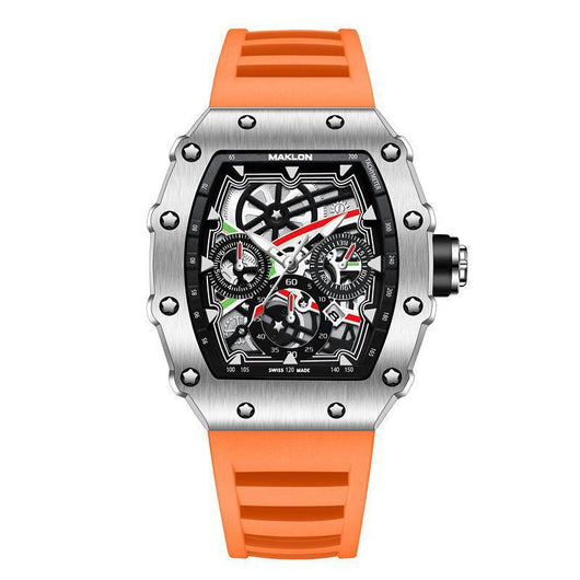 Reloj de Pulsera Hombre Calavera Correa Silicona Cuarzo - Image 18