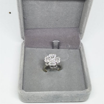 Anillo Giratorio de Cobre con Micro Incrustaciones para Mujer - Image 11