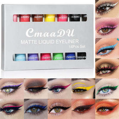 Set de 14 Delineadores Líquidos Mate de Colores - Image 8