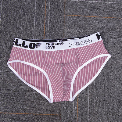 Calzoncillos Tipo Slip Rayas Algodón Hombre Cintura Baja Transpirables - Image 6